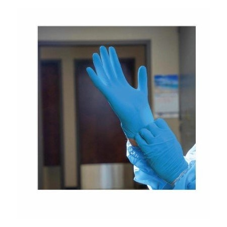 Bsc Preferred Disposable Gloves, 3.5 mil Palm, Nitrile, Powder-Free, M, 1000 PK, Blue NTR3003BE-M
